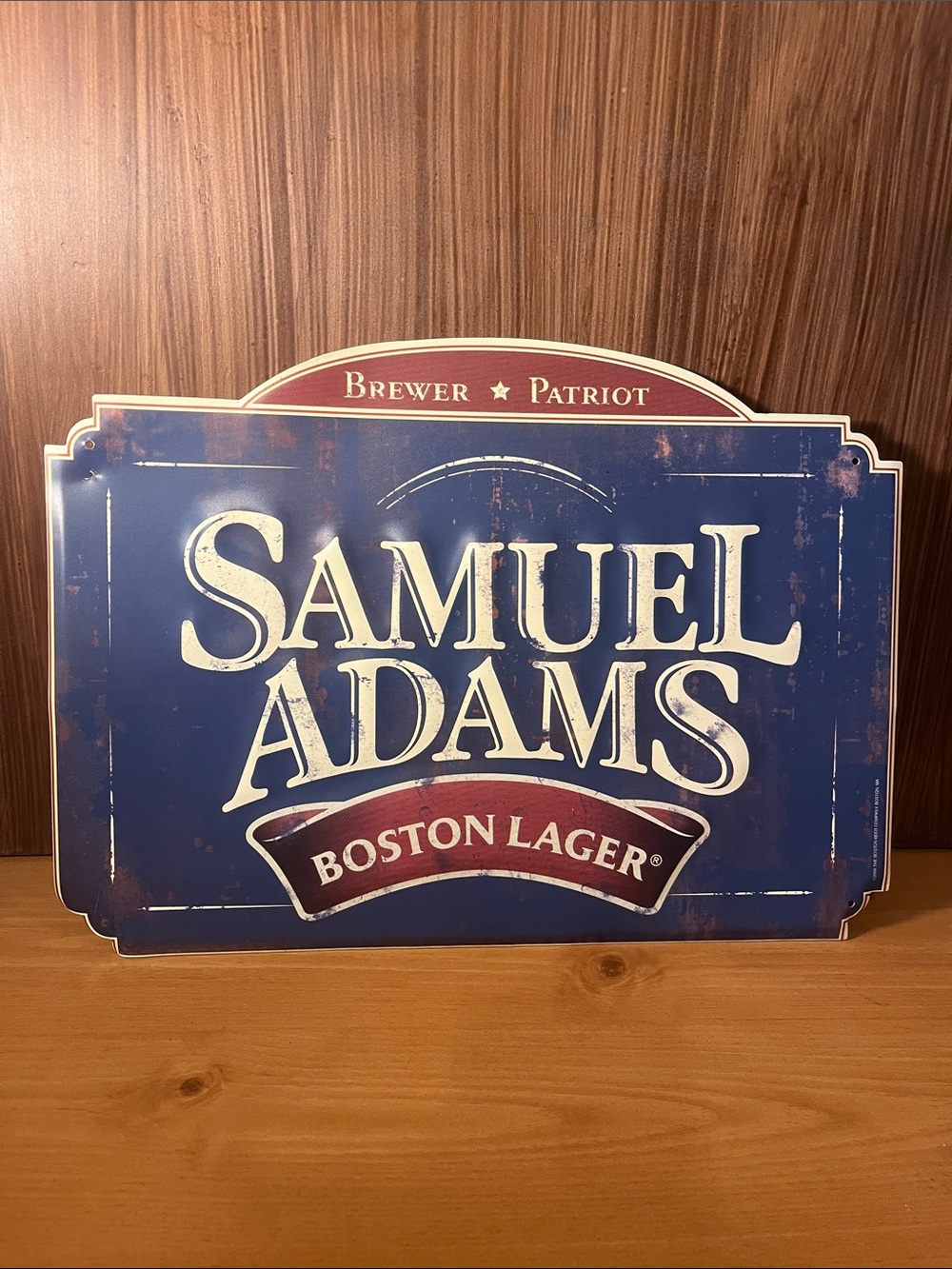 Samuel Adams Metal Beer Sign